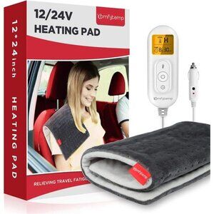 12V 24V Car Electric Blanket Heated Travel Blanket Portable Mini SUV Truck Winte